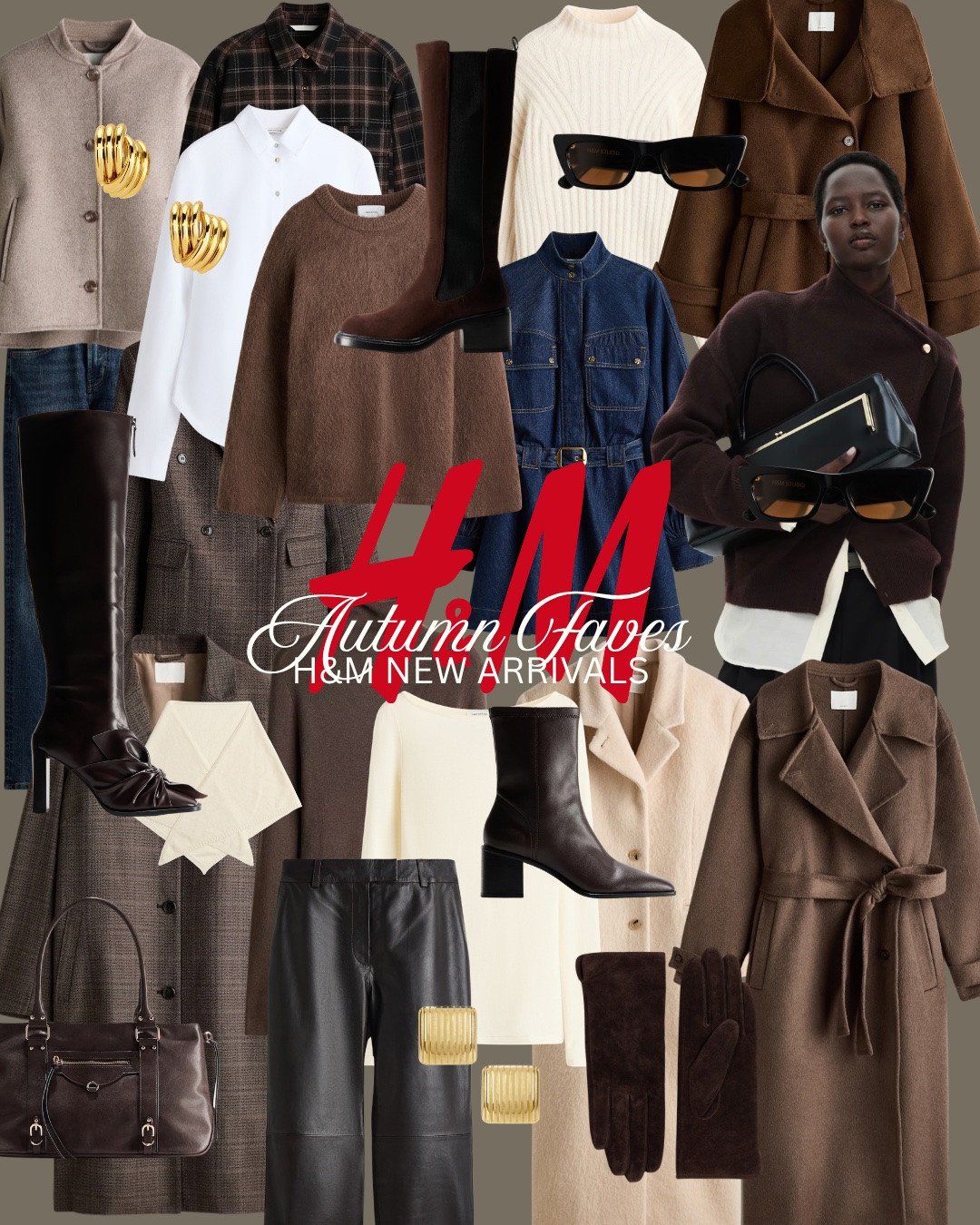 H&M AUTUMN FAVORITES 🤎🍂 The latest new arrivals are giving effortless elegance with a touch of quiet luxury! Think rich chocolate browns, tailored blazers, cozy knits, statement coats and timeless accessories.

I’ve rounded up my favorite pieces and styled them into chic, wearable fall outfits that look so much more expensive than they are. Perfect for building a sophisticated autumn wardrobe! Which look is your favorite? 🤎

Hit that ❤️ button to come back later to shop.

Keywords: H&M new arrivals, H&M fall fashion, H&M autumn collection, H&M outfits, fall outfit ideas, autumn outfit inspiration, affordable luxury, quiet luxury outfits, old money style, chocolate brown outfits, fall capsule wardrobe, autumn essentials, chic fall outfits, elegant fall fashion, affordable fall fashion, H&M finds, fall 2026 trends, brown suede boots, tailored blazers, wool coats, fall layering, minimalist fashion, sophisticated outfits, autumn street style, fall wardrobe staples, timeless fashion, neutral outfits, classy outfits, H&M Studio, fall shopping finds