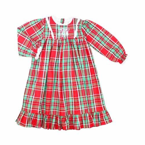 Holiday Plaid Gown | Cecil and Lou