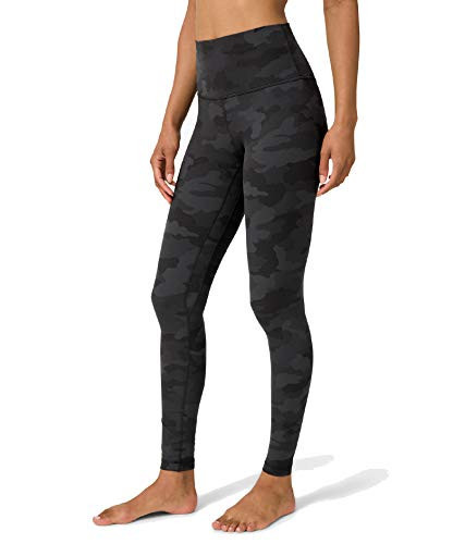 Lululemon Align Stretchy Full Length Yoga Pants - Women’s Workout Leggings, High-Waisted Design, Breathable, Sculpted Fit, 28 Inch Inseam, Heritage 365 Camo Deep Coal Multi, Size 12 | Amazon (US)
