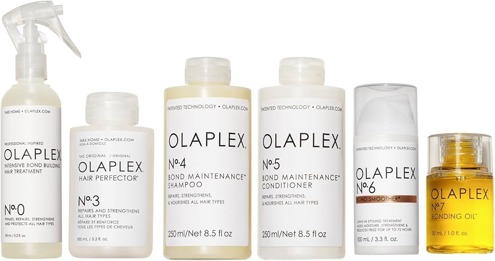 Olaplex Complete Hair Repair System Kit: No. 0, 3, 4, 5, 6, 7, Intensive Bond Building, Strengthe... | Amazon (US)