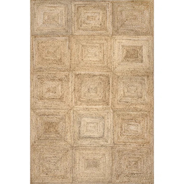 Juniper Tiled Jute Area Rug | Wayfair North America