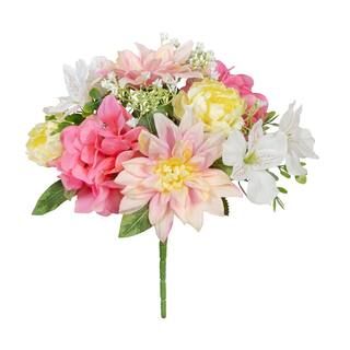Pink & White Mixed Dahlia & Hydrangea Bush by Ashland® | Michaels | Michaels Stores