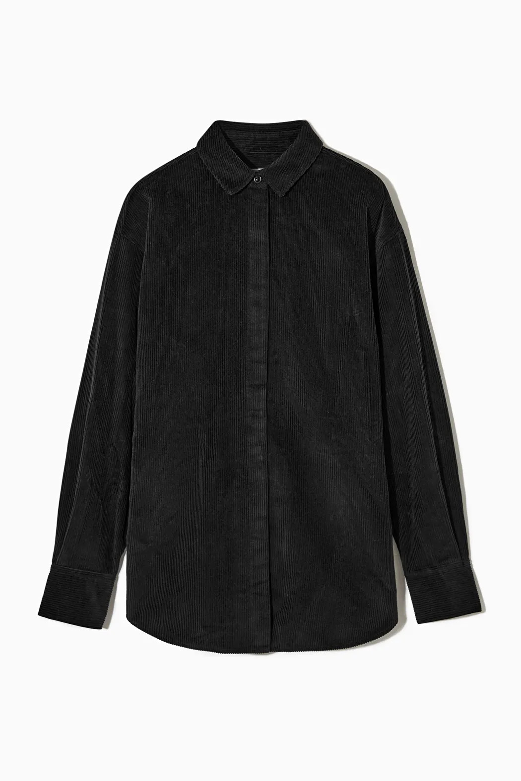 OVERSIZED COTTON-BLEND CORDUROY SHIRT | COS (EU)