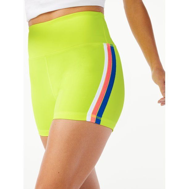 Love & Sports Women's Rainbow Bike Shorts - Walmart.com | Walmart (US)