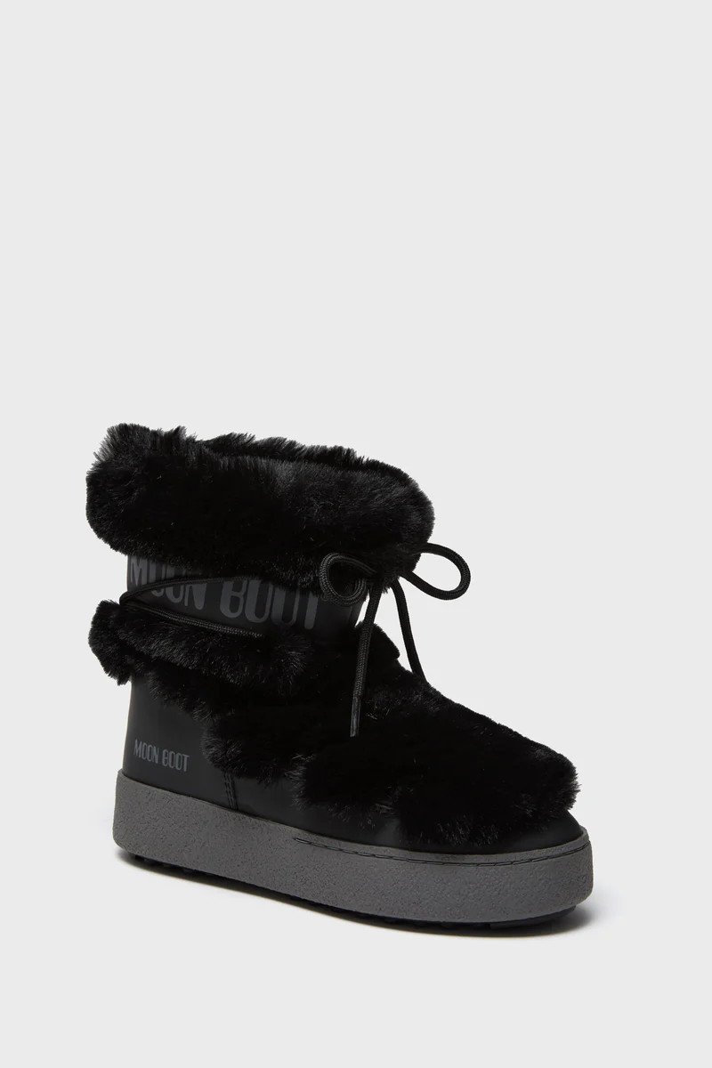 Black LTrack Faux Fur Boots | Tuckernuck (US)