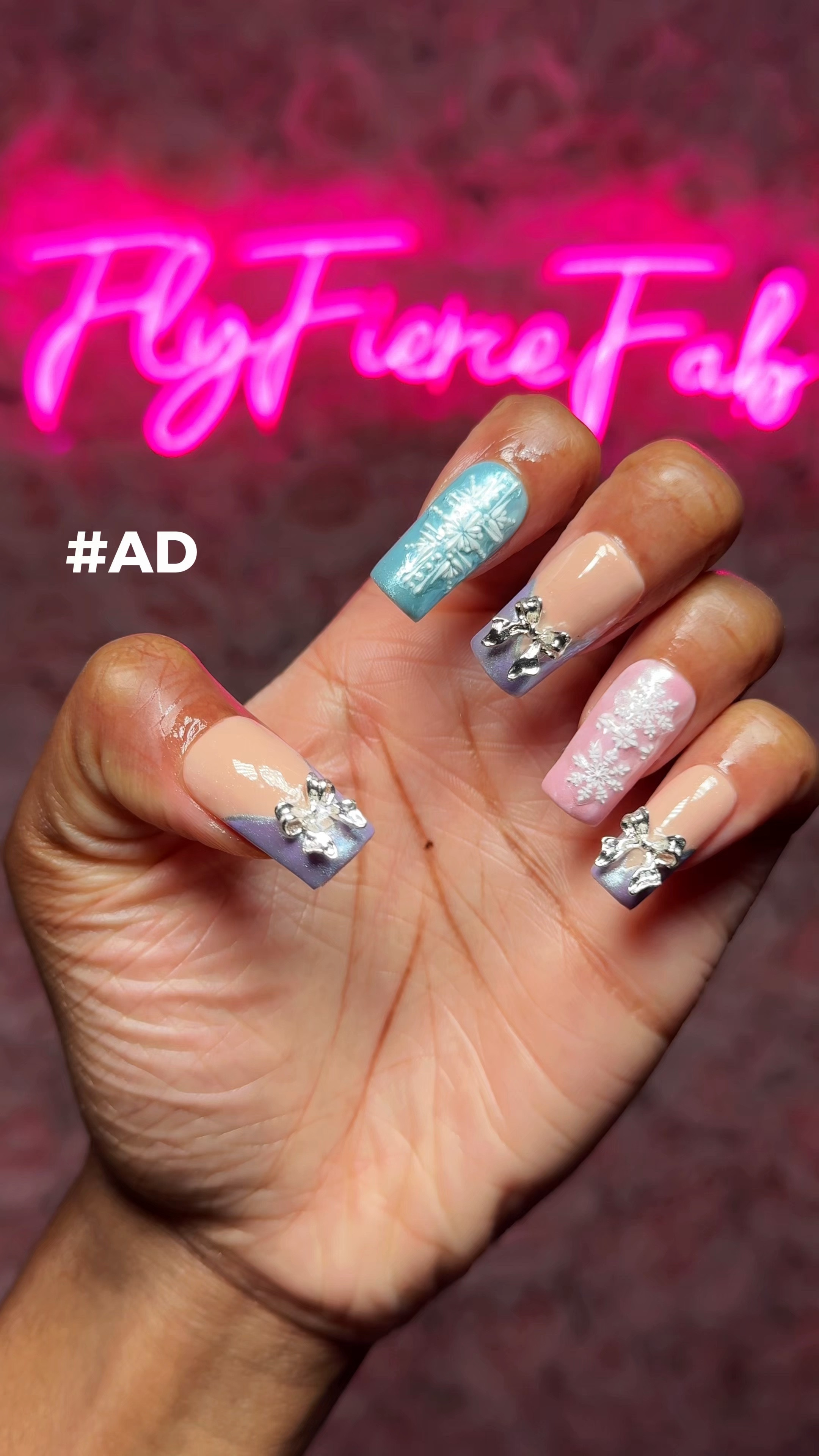 #AD With the holidays around the corner, it’s time for winter nails that sleigh 🎄❄️. Here’s how I did these cute winter nails using the 25 colors fall & winter gel polish set that my friends at Beetles gifted me.

This set comes with a lot of great pinks, purples, blues, and neutrals, so it’s great for year-round. It also comes with base gel, glossy, and matte topcoat. 

I  added chrome powder from a set that I got for $2 on SHEIN, and I love the icy effect it gave my nails 💅🏾❄️. 

This gel polish set is a great gift idea for anyone who likes to do their nails at home 🎁.

#LTKHoliday #LTKBeauty #LTKGiftGuide