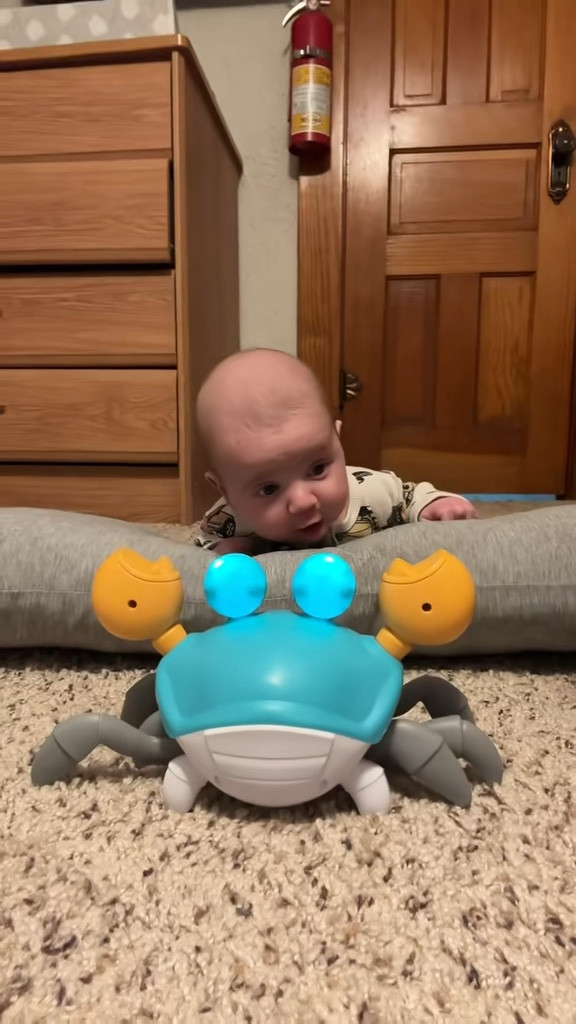 He is still a little young to fully use this crab but it catches his attention to encounter good tummy time. It will be amazing as he gets older  

#LTKKids #LTKFamily #LTKBaby