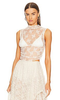 Free People X Intimately FP Solid Nice Try Muscle Top in Evening Creme from Revolve.com | Revolve Clothing (Global)