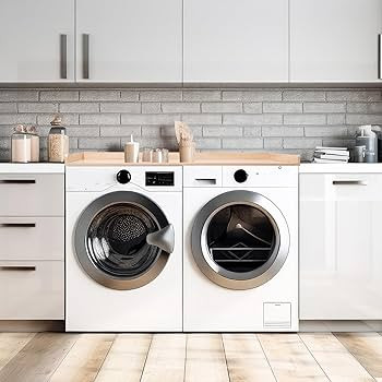 Life Finds 54 inch Washer Dryer Countertop with Safety Ledge for Laundry Room Organization, Light... | Amazon (US)