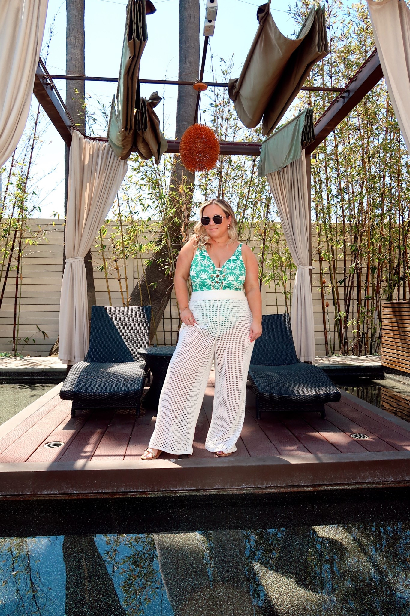 Midsize swim 
Wearing size XL in swimsuit 
Pants are old from Abercrombie but linking similar styles- I do the size LARGE PETITE 

Spring break style, resort wear, travel style, beach style, pool style, swimsuit season, swim style, swimsuit, swim coverup, vacation style, midsize mom, one piece swimsuit

#LTKTravel #LTKMidsize #LTKSwim