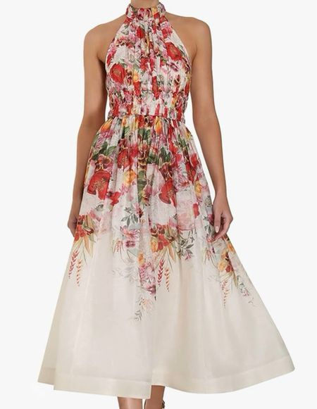 Absolutely stunning!! Under $100!! Gives total Zimmerman vibes! Would be a great wedding guest dress! #summerdress #amazonfind #weddingguestdress #weddingguest #zimmermanlookalike #floraldress

#LTKfindsunder100 #LTKwedding
