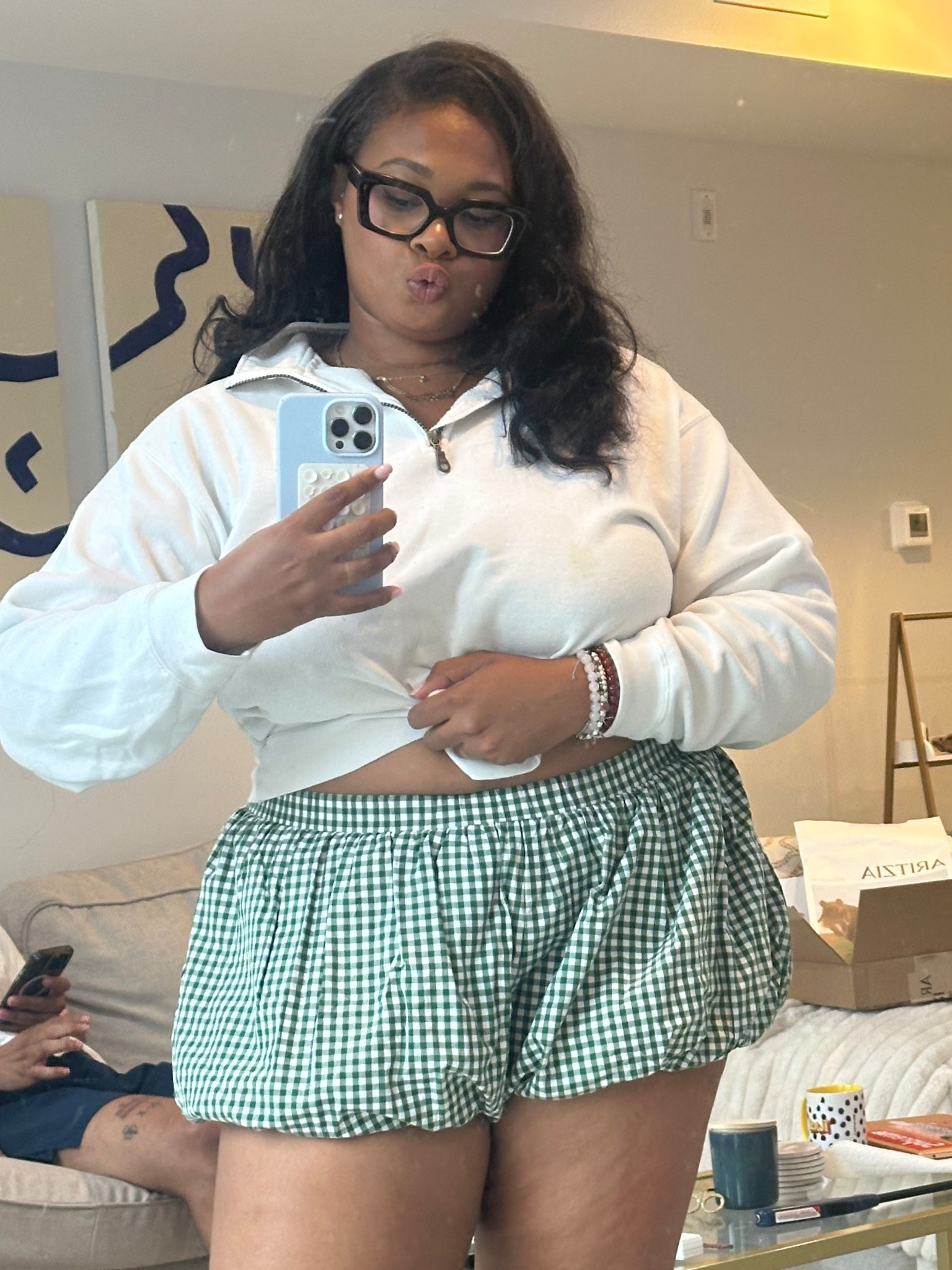 lil shorts moment 

#LTKMidsize #LTKFindsUnder50 #LTKSaleAlert