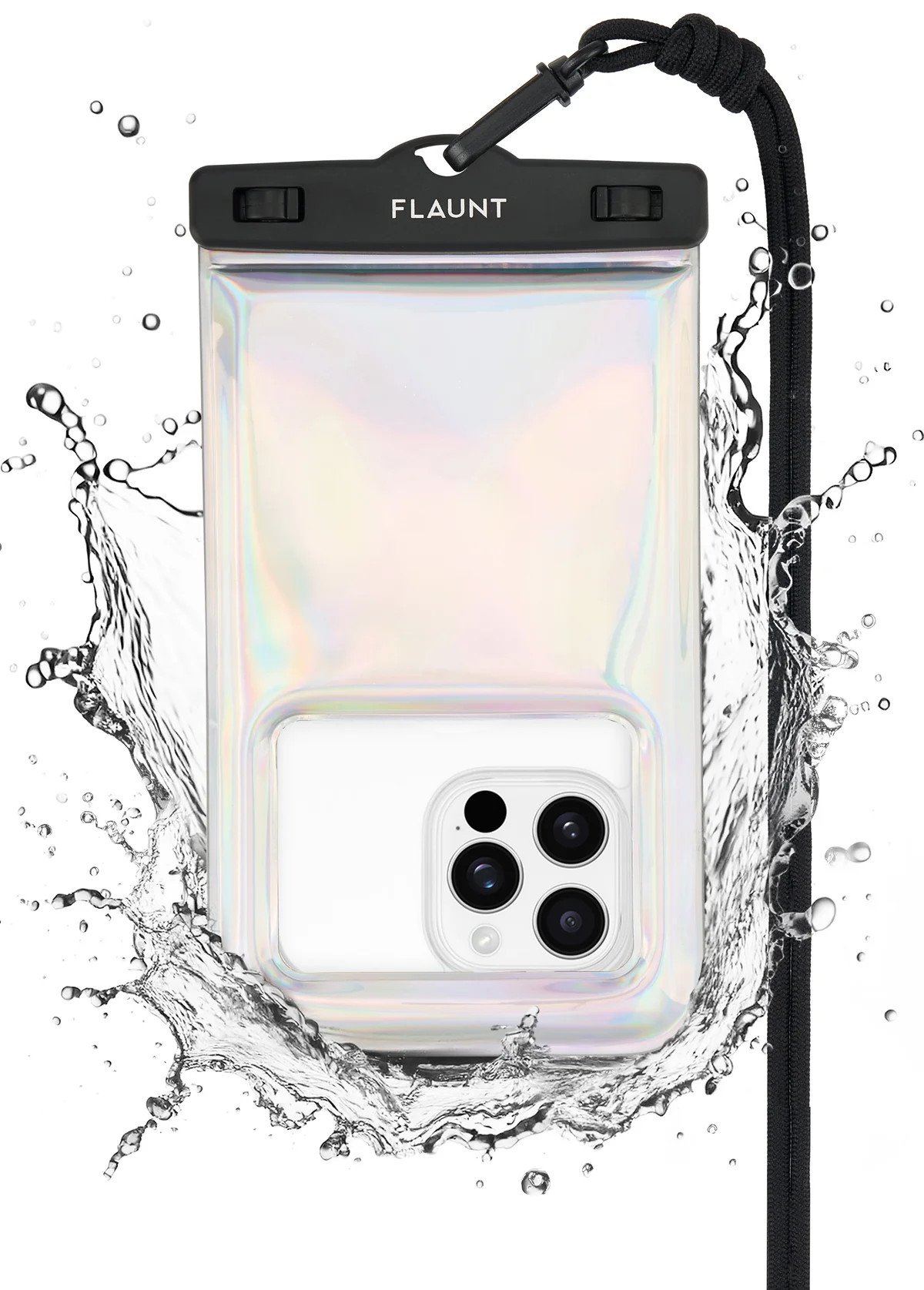 Holographic Waterproof Phone Pouch | FLAUNT