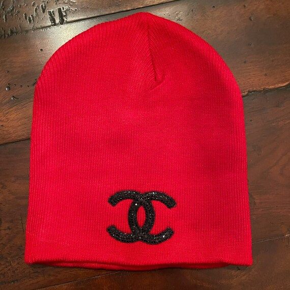 Red & Black Beanie | Etsy (US)