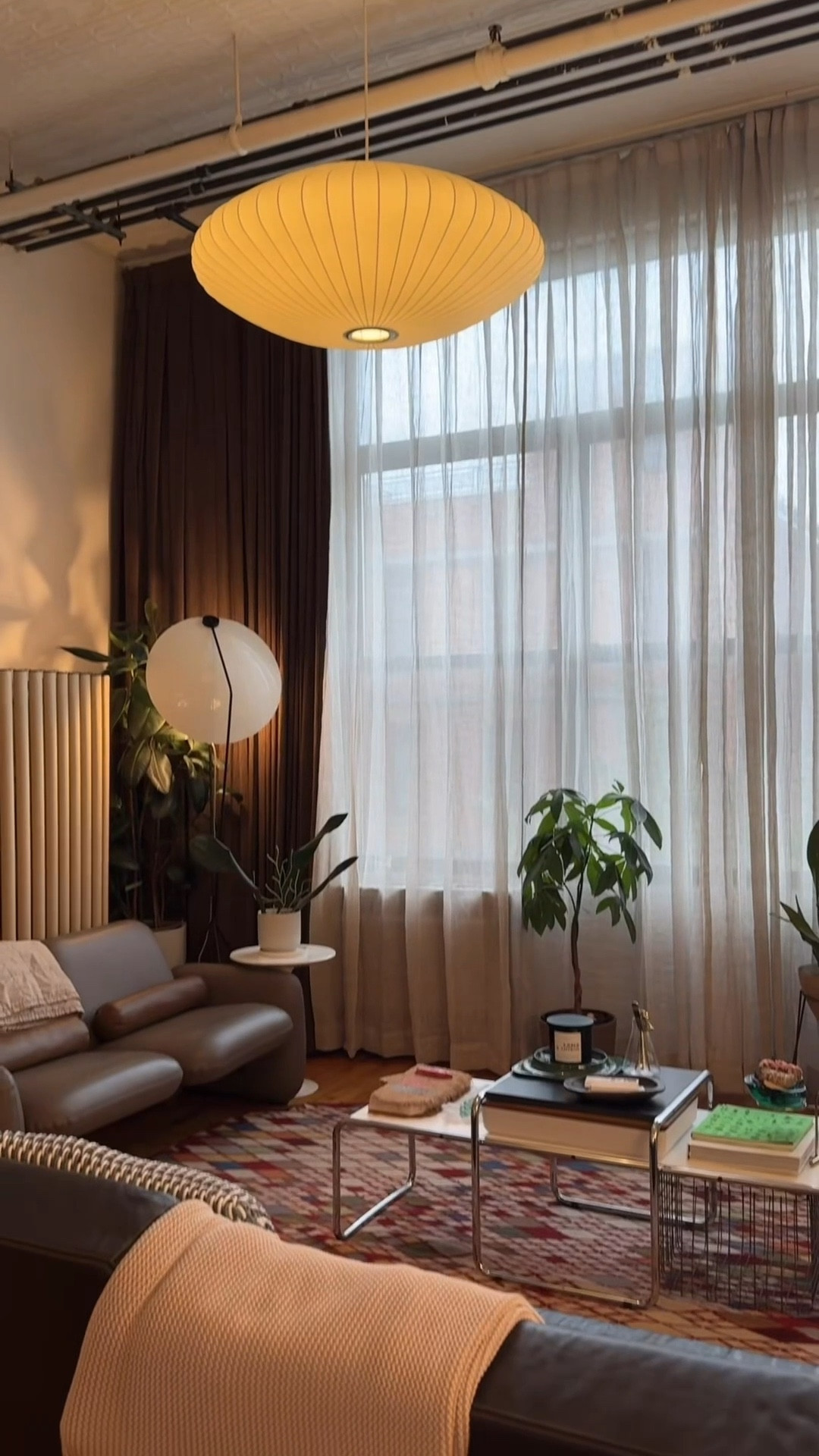 Rich chocolate inverted box pleat curtains layered with soft taupe linen 🥹 Kept my original ceiling tracks and doubled up with an extra one I grabbed from IKEA.
#curtains #twopageshome #homedecor #loft


#LTKSaleAlert #LTKHome