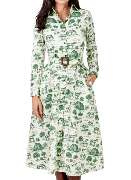 Stonewall Pasture Flannel Maxi Dress | Kiel James Patrick