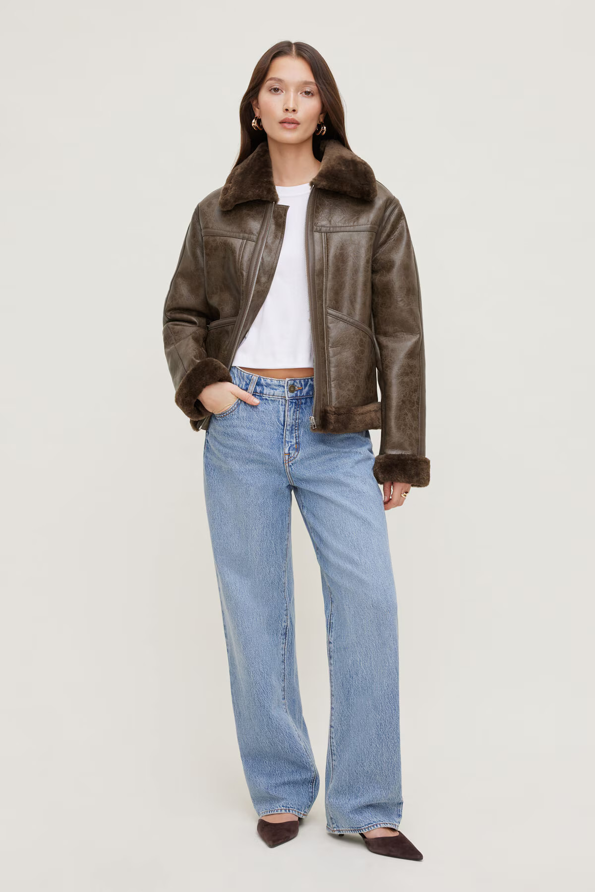 Mika Mid Rise Relaxed Straight Leg Jeans | Dynamite Clothing