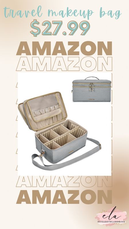 i found this travel makeup bag on amazon for my friends birthday present!! i knew it would be perfect for her since she has a million makeup bags lol
i just might grab myself one it’s so awesome
it has so many storage slots and is 100% customizable!!


#amazon #makeupbag #customizable #travel #essentials #pockets 

#LTKHoliday #LTKbeauty #LTKtravel
