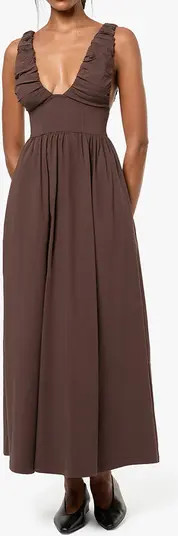 Ruched Corset Midi Dress | Nordstrom