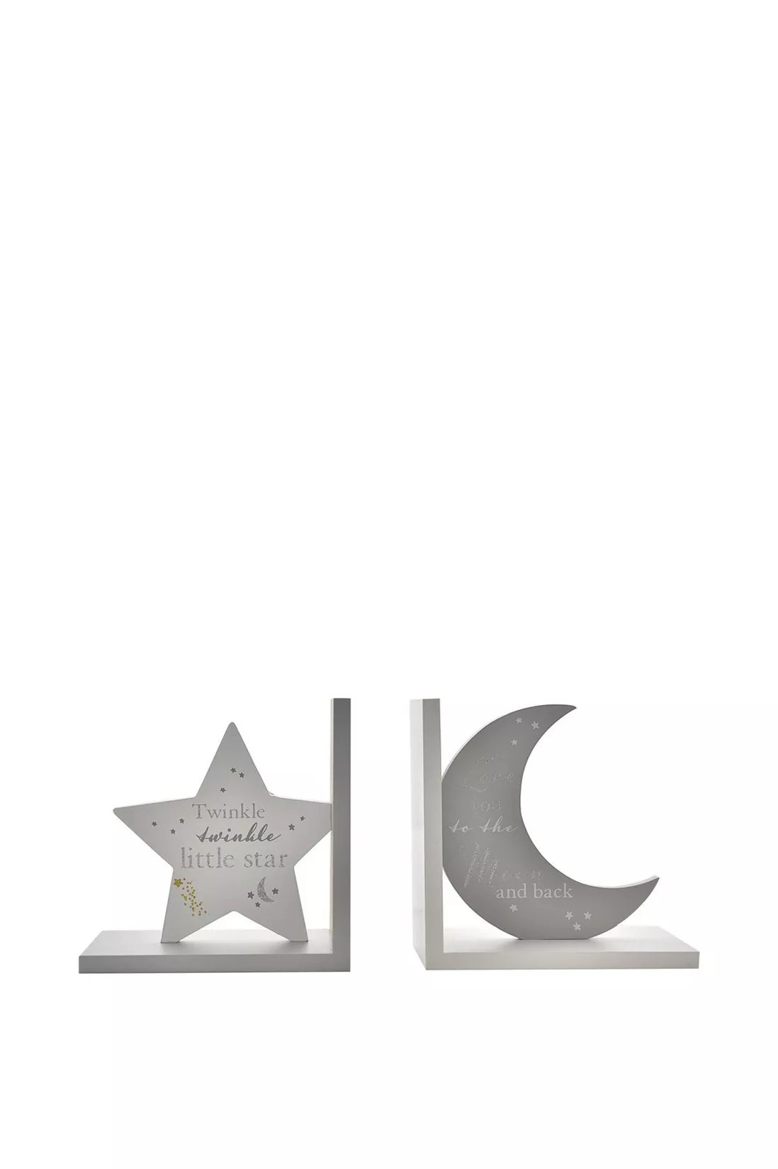 Bookends Star & Moon - Love You | Debenhams UK
