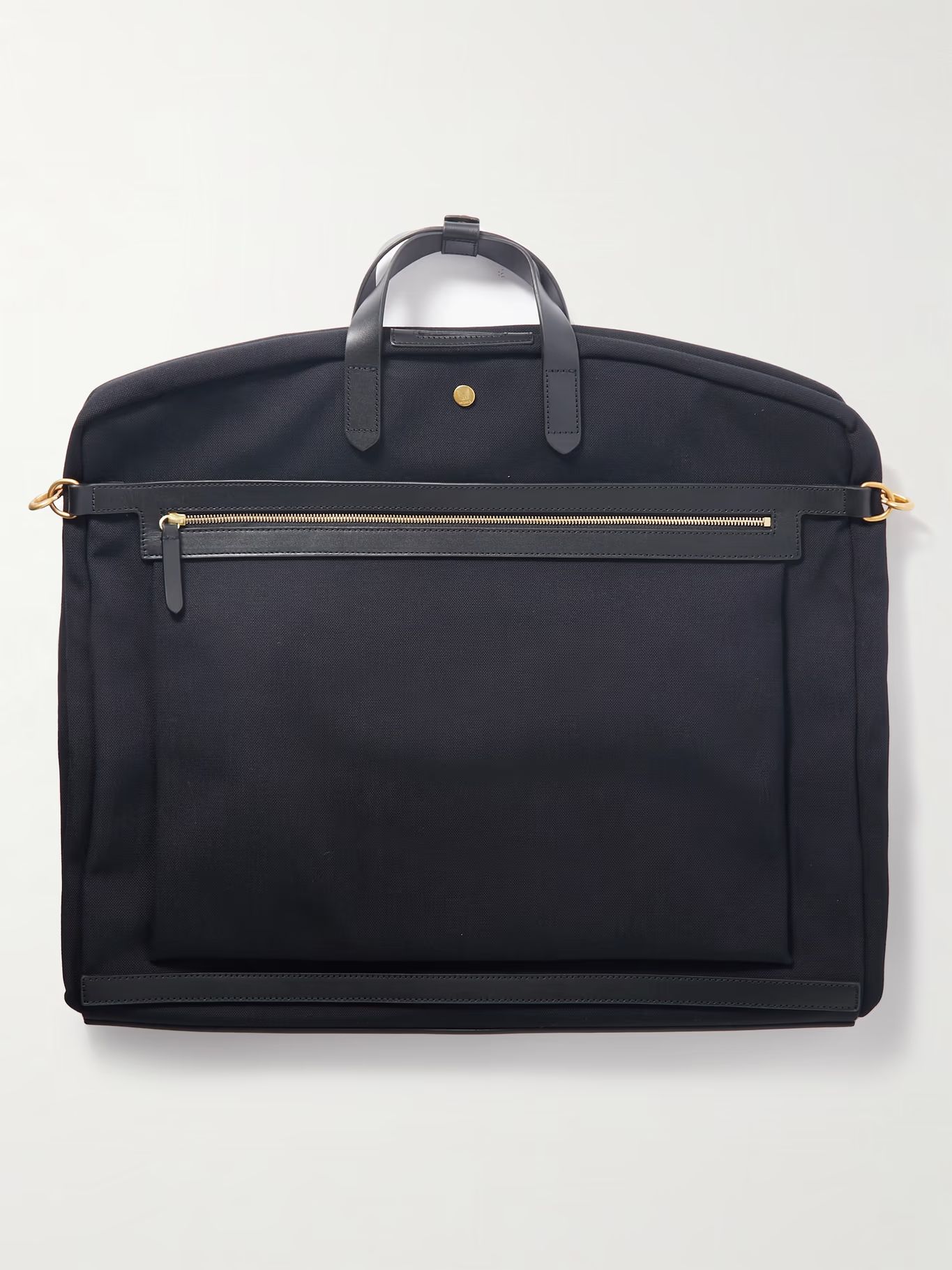 Leather-Trimmed Canvas Suit Carrier | Mr Porter (US & CA)