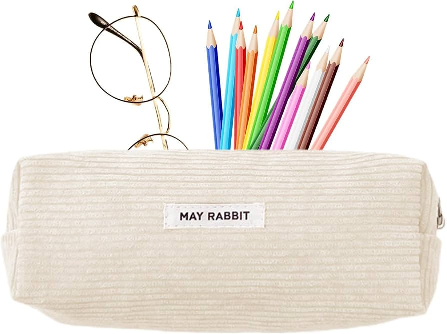 Corduroy Pencil Pouch, Small Pencil Case, Cute Pencil Pouch, Pencil Pouch Aesthetic, Corduroy Cos... | Amazon (US)