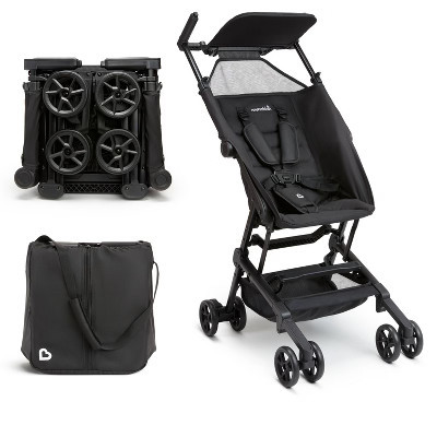 Munchkin Sparrow Ultra Compact Travel Stroller - Black: Lightweight Design, 55 lb Capacity, Includes Carrying Bag | Target