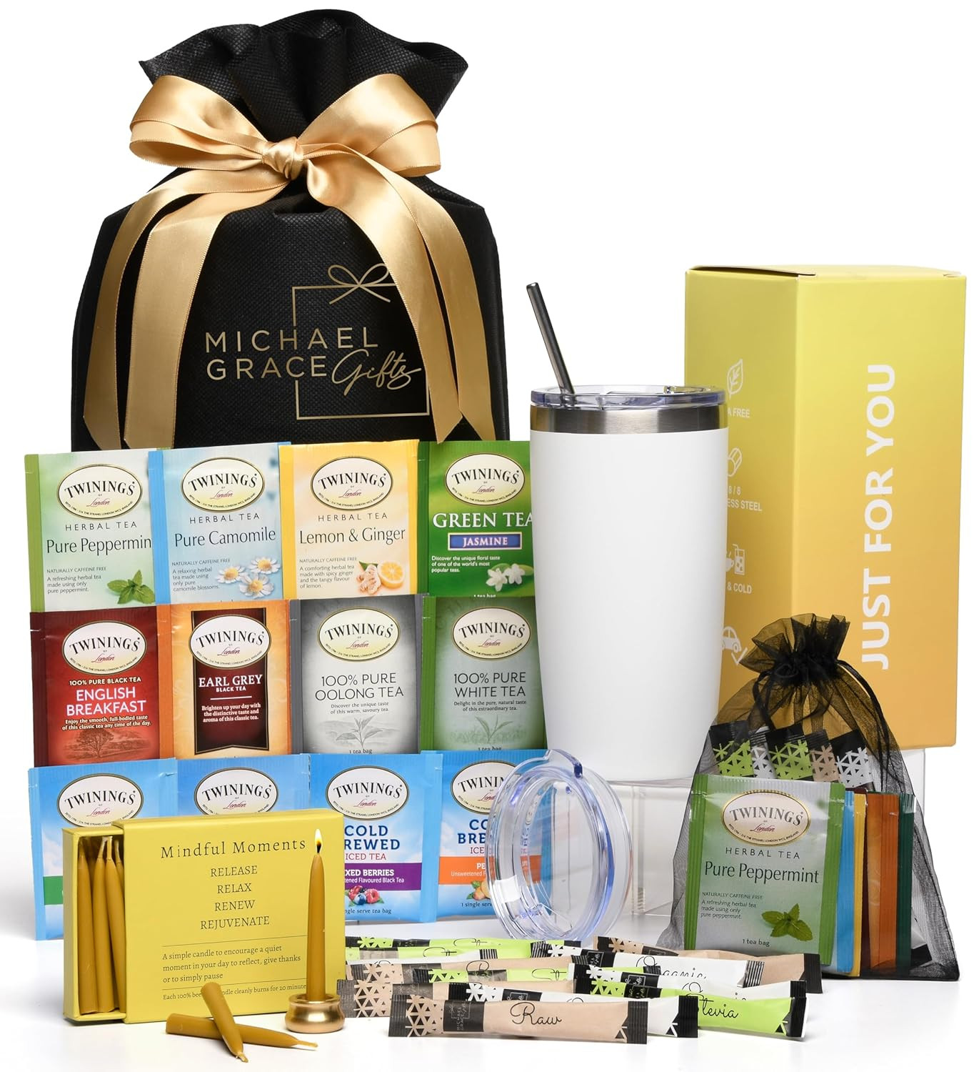 Tea Gift Sets - Tea Gifts for Tea Lovers, Tea Gift Set for Get Well Soon Gifts for Women and Men,... | Amazon (US)