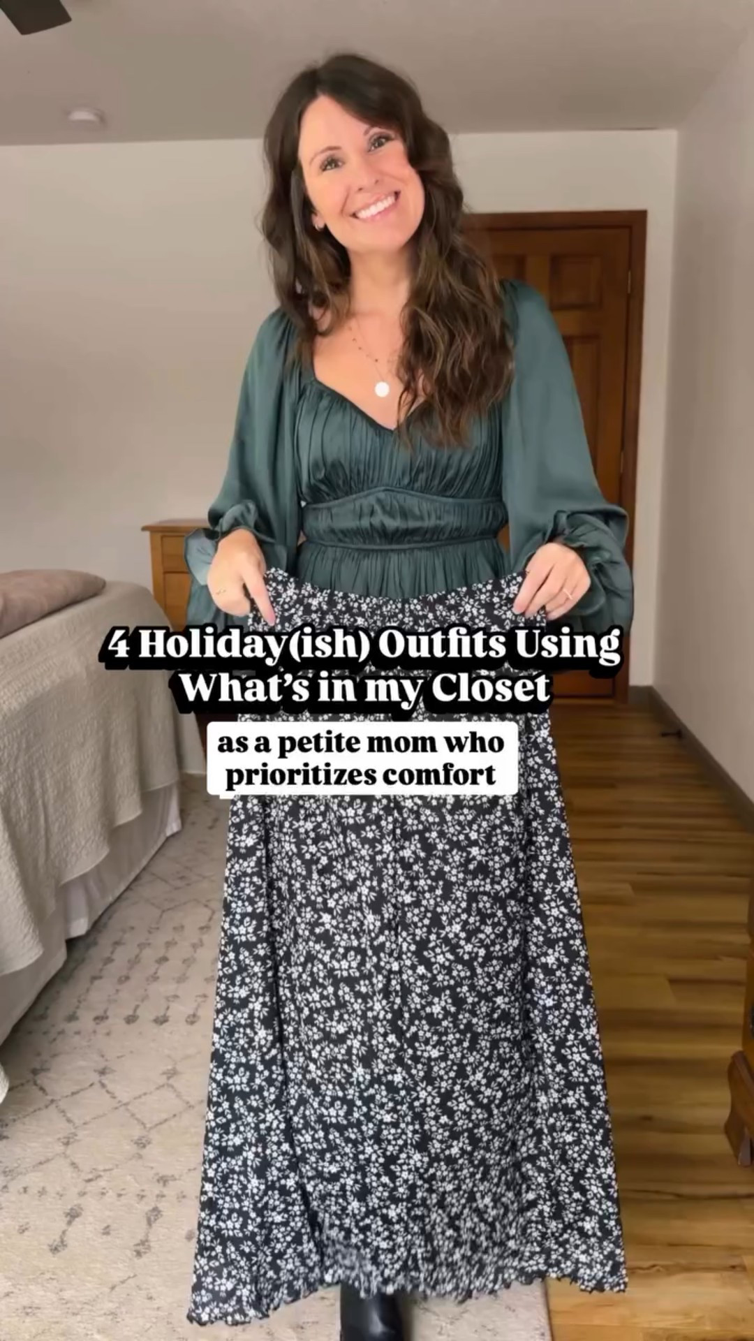 4 holiday-ish looks using what’s already in my closet🖤

It’s always a struggle to figure out what to wear when it’s freezing but I still want to feel a little dressed up—holiday parties, Christmas concerts, date nights, NYE, girls’ nights, Christmas Eve, candlelight services, all of it🙌🏽 here are a few outfits I tried on recently when trying to figure out what to wear to a holiday party♥️🌲

Outfit 1: Wearing size small in my tank, small in my corp sweater and small in my floral midi skirt. This scarf is so fun for making an outfit a little more festive ♥️ my boots are size 6.5. You could also add fleece lined tights under for extra warmth!

Outfit 2: Wearing small in my tank, xs in my sweater and small in my skirt. My boots are size 6.5.. you could also add fleece lined tights under for extra warmth! 

Outfit 3: Wearing small in my tank, small in my sparkly sheer top, 24 in the 26” inseam in my jeans and my shoes are older so I linked similar (could also wear boots—linked some too!) 

Outfit 4: My wrap top is really old so I linked a bunch of similar ones. Size 24 in the jeans (mine are medium wash, which is almost sold out, but dark wash is still stocked), and my tall black boots are size 6.5.


#holidaypartyoutfit #winterdatenightoutfit #christmaspartyoutfit #dressyholidayoutfit

#LTKPetite #LTKHoliday #LTKFindsUnder50