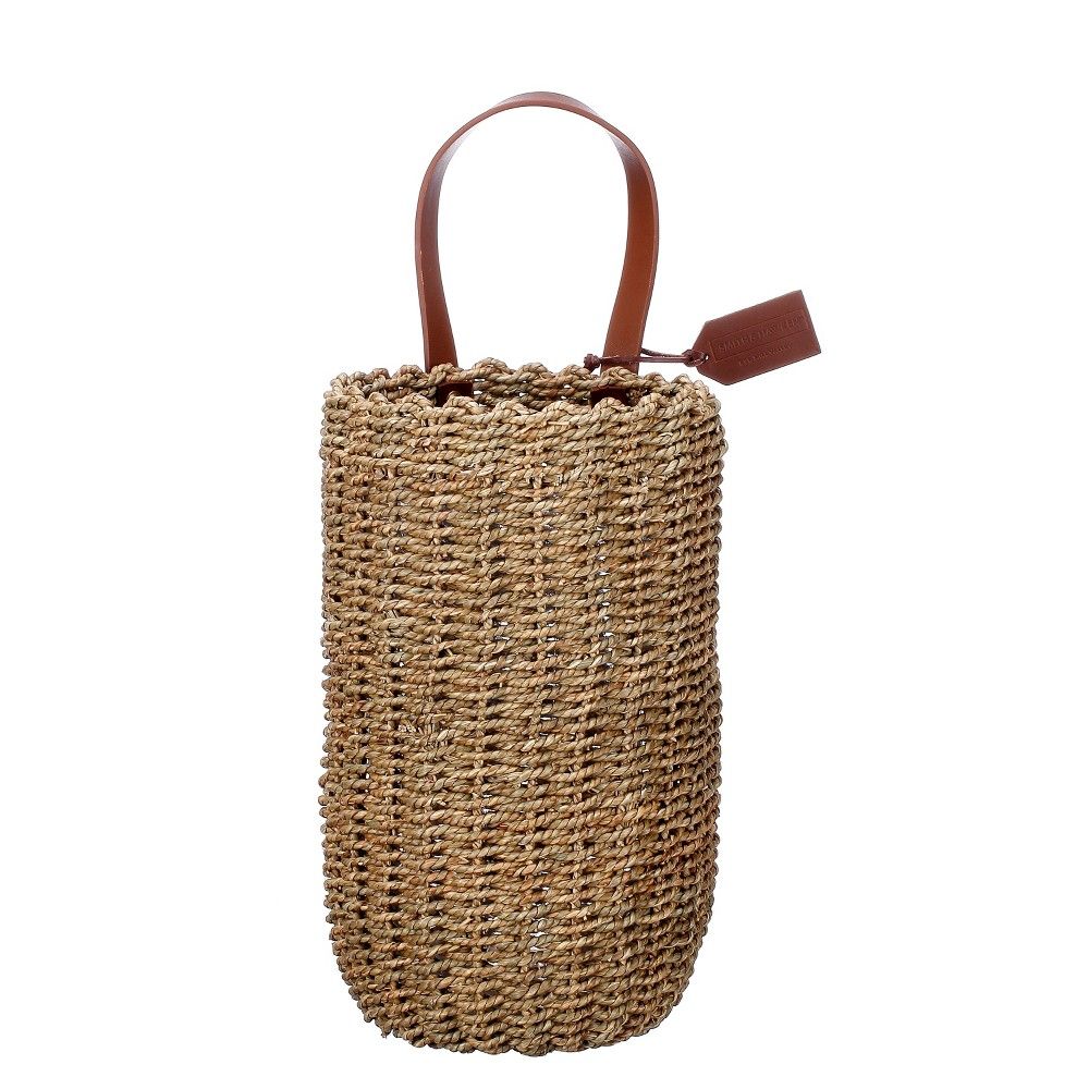 Wall Hanging Basket with Leather Strap - Smith & Hawken, Natural | Target