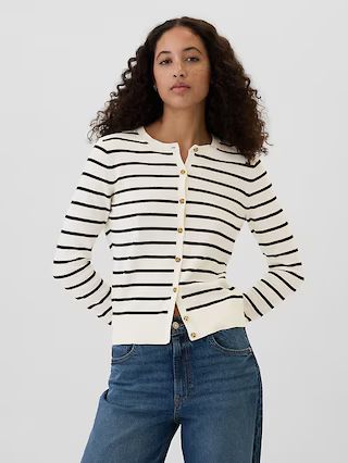 Crewneck Cardigan | Gap Factory