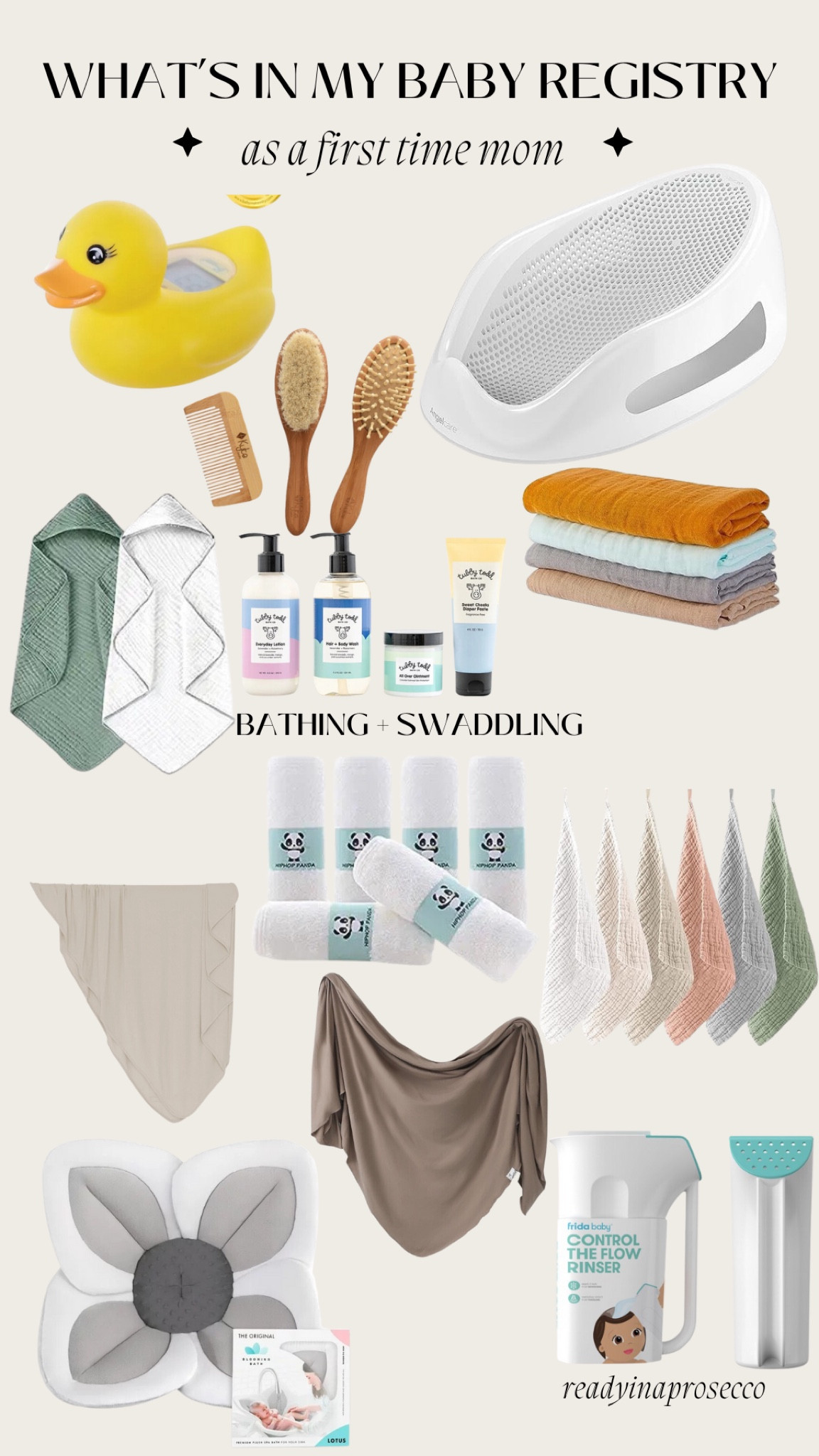 My baby registry items as a first time mom. Bathing & swaddling products. 

#LTKFind #LTKhome #LTKbaby