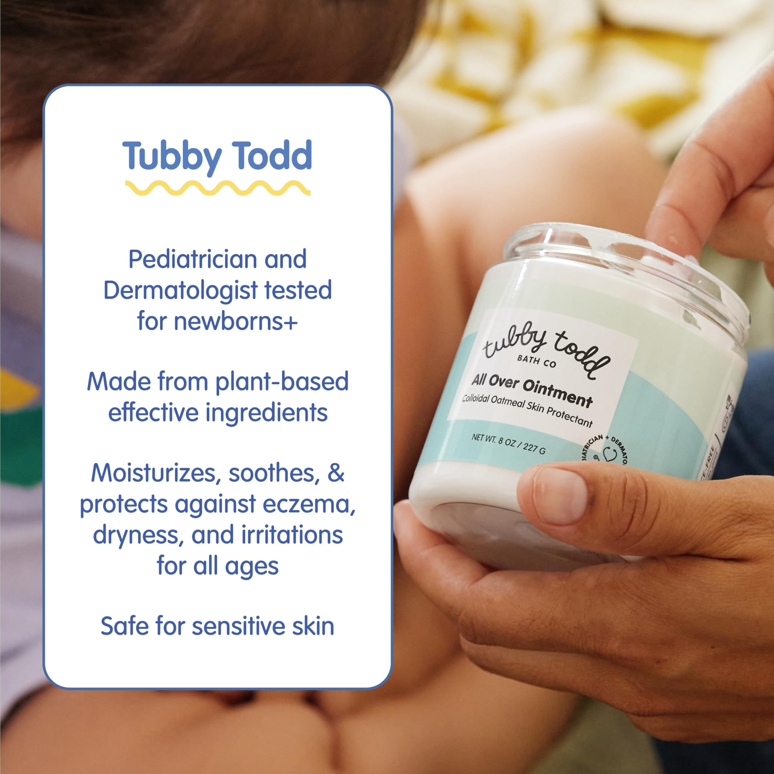 TUBBY TODD All Over Ointment - Baby Eczema Cream - Everyday Multi-Purpose Baby Skin Relief Cream ... | Amazon (US)