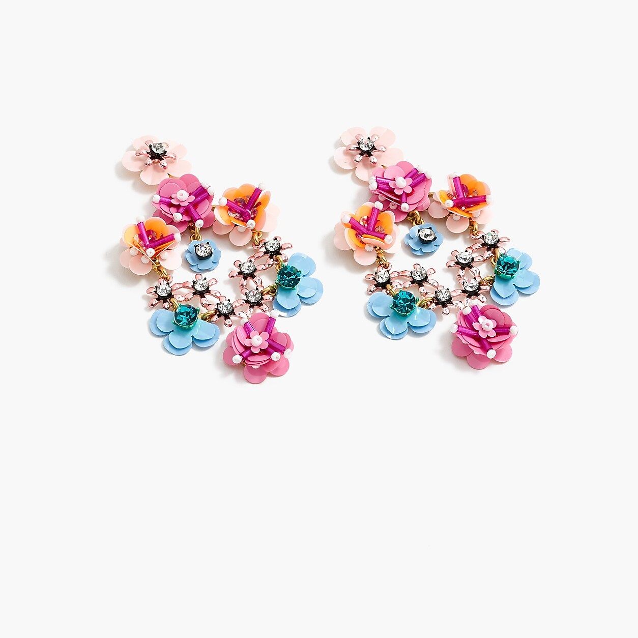 Flower garden earrings | J.Crew US