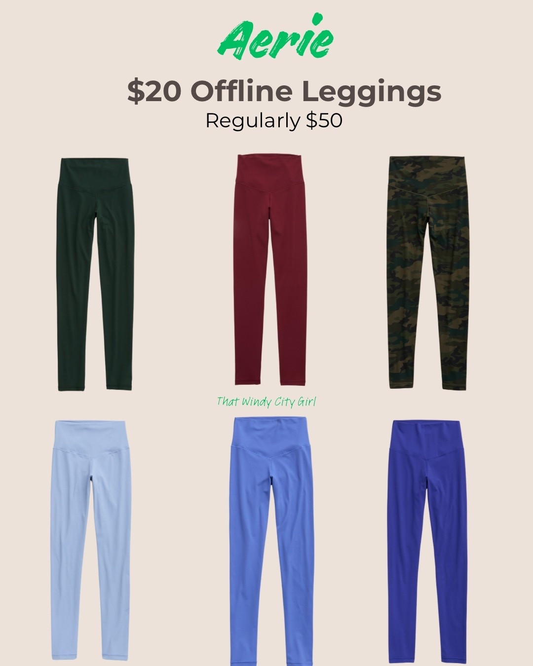 Aerie Offline Real Me High Wasted Legging $20! Regularly $50. Available in short, regular and tall! #aerie #sale

#LTKTall #LTKPetite #LTKSaleAlert