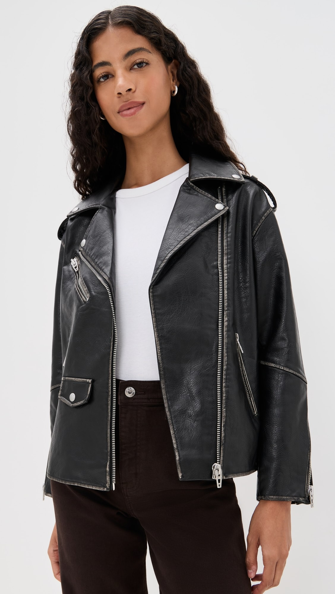 In Between Faux Leather Jacket | Shopbop