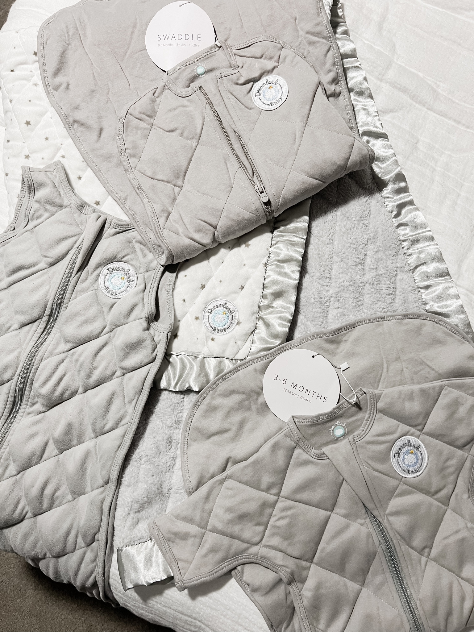 Our most used sleepsack with our babies! My son now uses the weighted blanket to sleep and our baby girl sleeps in this! Makes them feel safe and secure while they sleep - definitely our most used and must have for our kids!

#dreamlandbaby #dreamlandweightedaleepsack #weightedsleepsack #babysleepsacks #babymusthaves #weightedblankets #toddlerweightedblanket

#LTKbump #LTKbaby #LTKfindsunder100