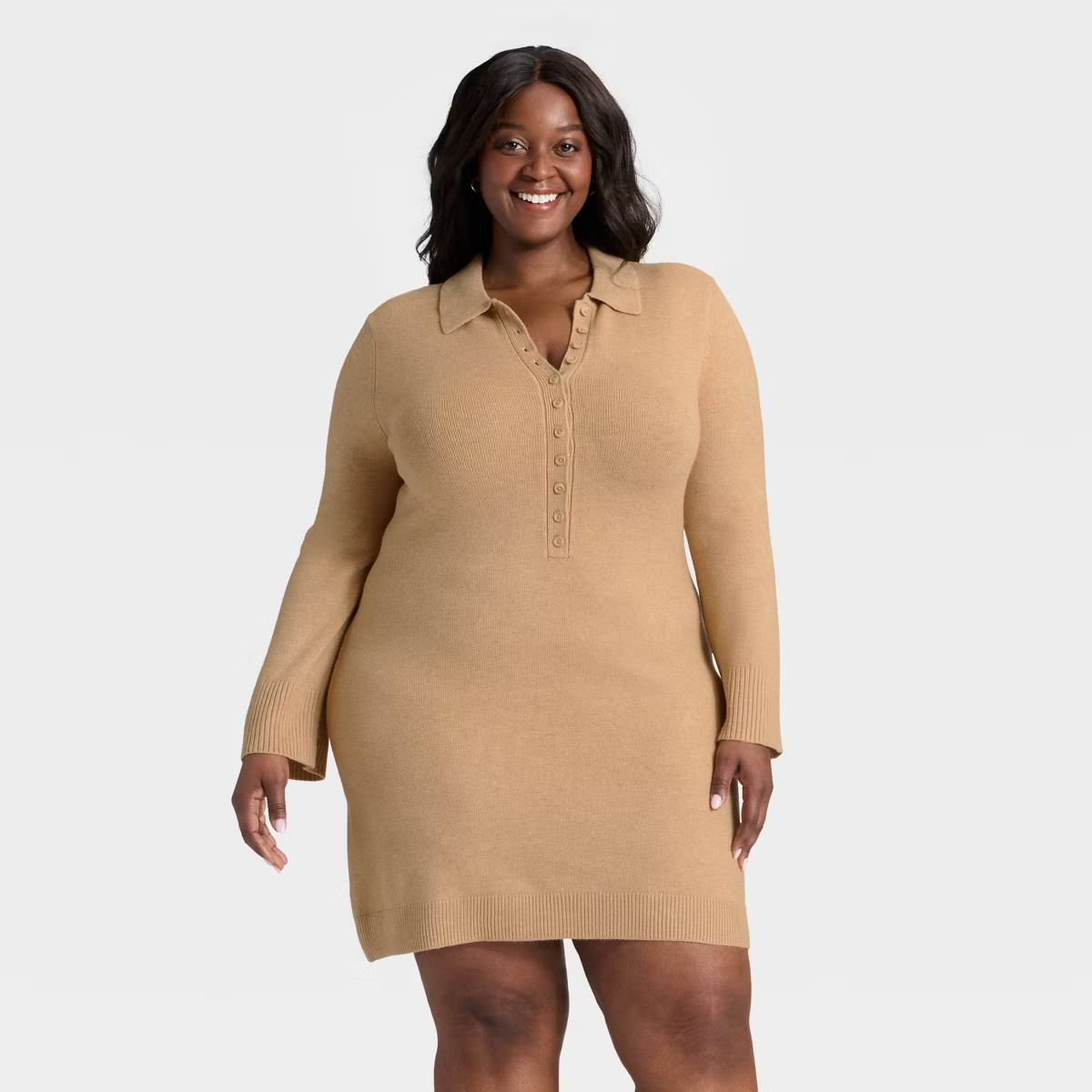 Women's Long Sleeve Sweater Dress - A New Day™ | Target