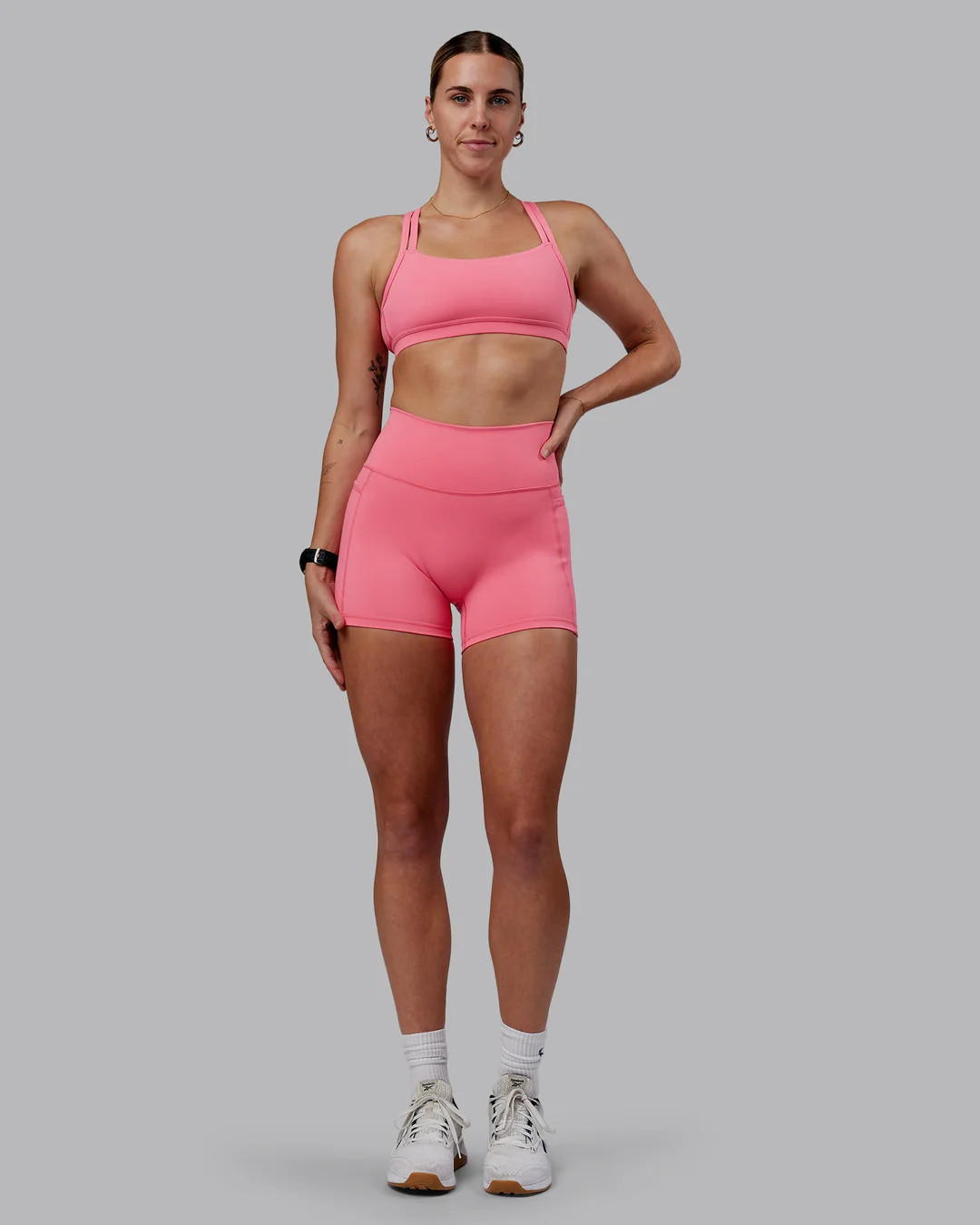 Fusion Ultra High-Rise 4" Short Pockets - Pink Lemonade | LSKD | LSKD