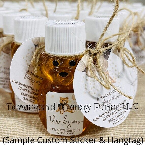 Add-on for Custom Stickers and Hang Tags, For Mini Honey Bears and Bottles | Etsy (US)