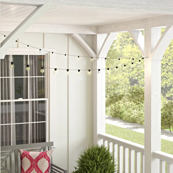 100' Outdoor 100 - Bulb Globe String Lights | Wayfair North America