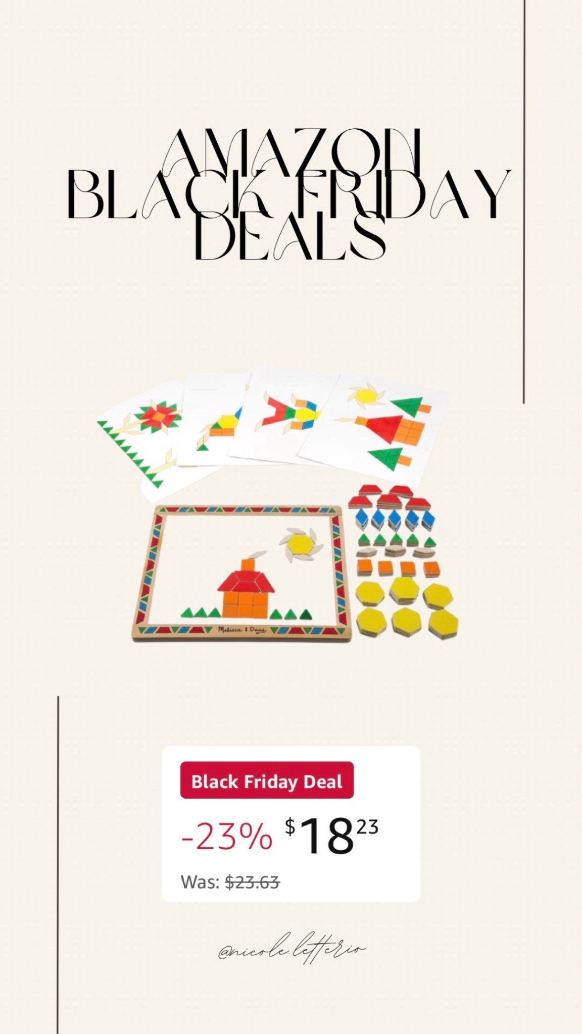 Melissa & Doug wooden pattern blocks for kids on sale!

#LTKsale #LTKholiday #LTKkids