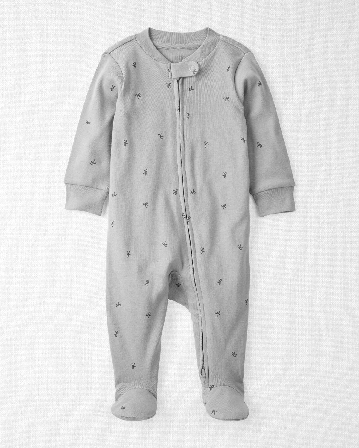 Baby Organic Cotton Sleep & Play Pajamas in Bows - Little Planet | Carter's | Carter's Inc