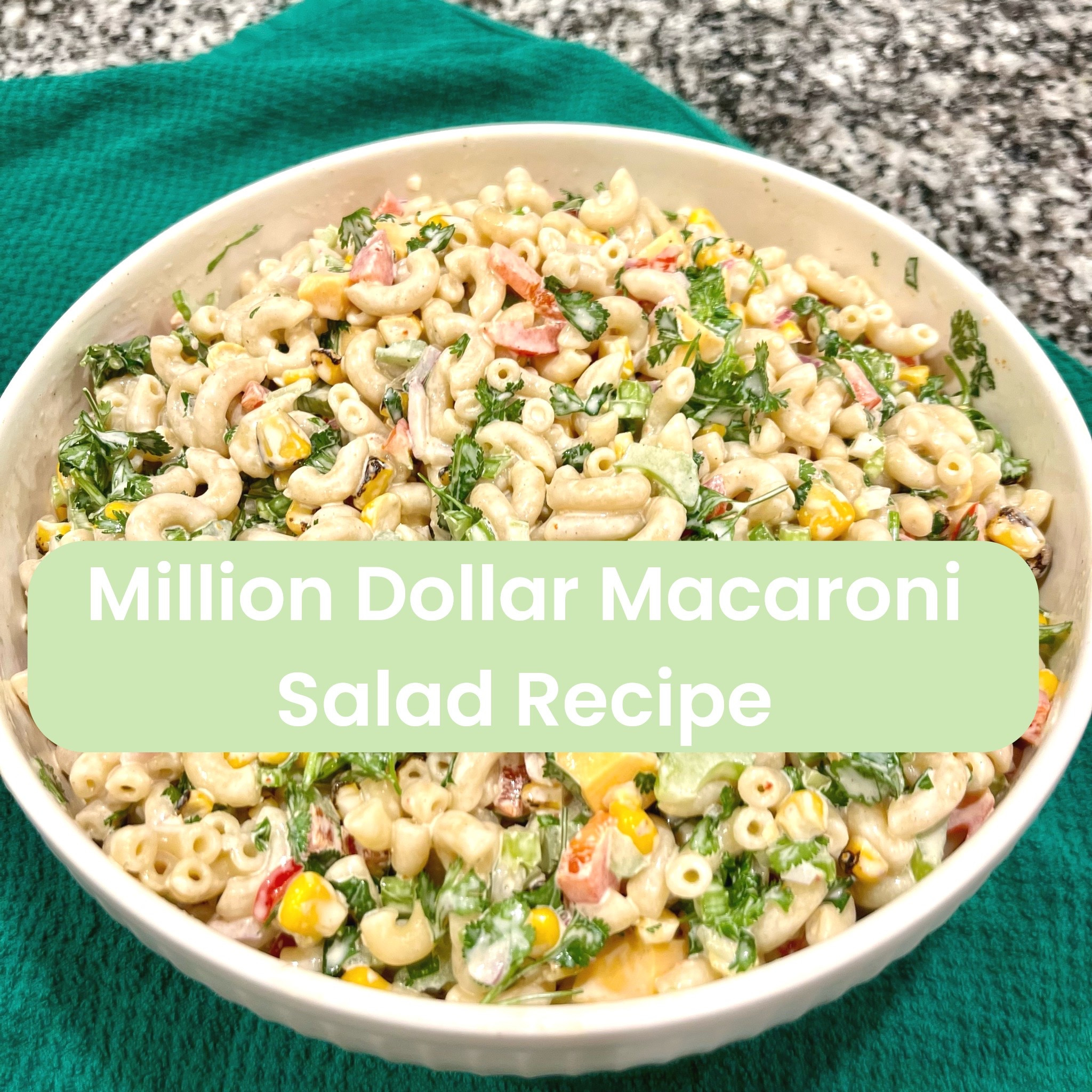 New Recipe! Monica’s Million Dollar Macaroni Salad ✨
The pasta salad everyone goes back for seconds (and thirds 😉). Made with tender pasta, juicy chicken breast, roasted corn, sharp cheddar cubes, crunchy celery, red pepper, jalapeño, red onion, fresh cilantro, and the creamiest dressing with Duke’s mayo, fresh lime juice, chili powder, cumin, salt & pepper.

Serve it cold for your next picnic, family BBQ, pool day, or 4th of July party 🇺🇸☀️ This one disappears FAST.

#MacaroniSalad #SummerRecipes #PicnicFood #FourthOfJulyFood #PastaSaladRecipe #BBQSideDish #EasyRecipes #ChickenPastaSalad #SummerCooking #Foodie

#LTKfoodie #LTKdayinmylife #LTKmomlife