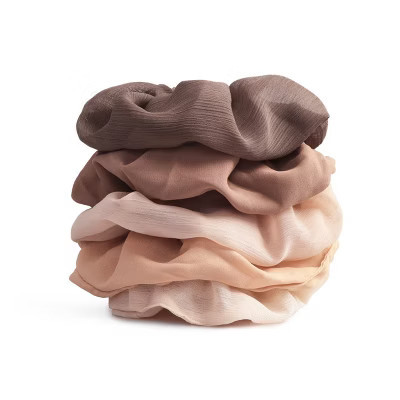 Kitsch Crepe Scrunchie 5pc - Terra Cotta | Target