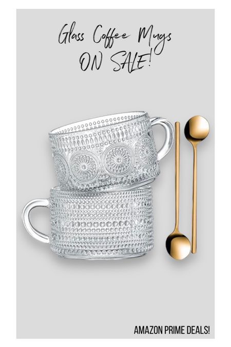 Stylish glass coffee mugs with lids & spoons ON SALE for $15!


#LTKGiftGuide #LTKsalealert #LTKxPrime