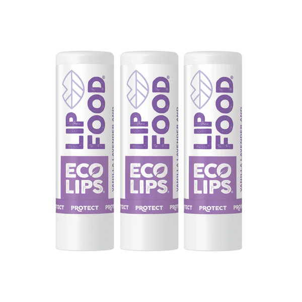 LIP FOOD® Protect Organic Lip Balm, 3 Pack | Eco Lips