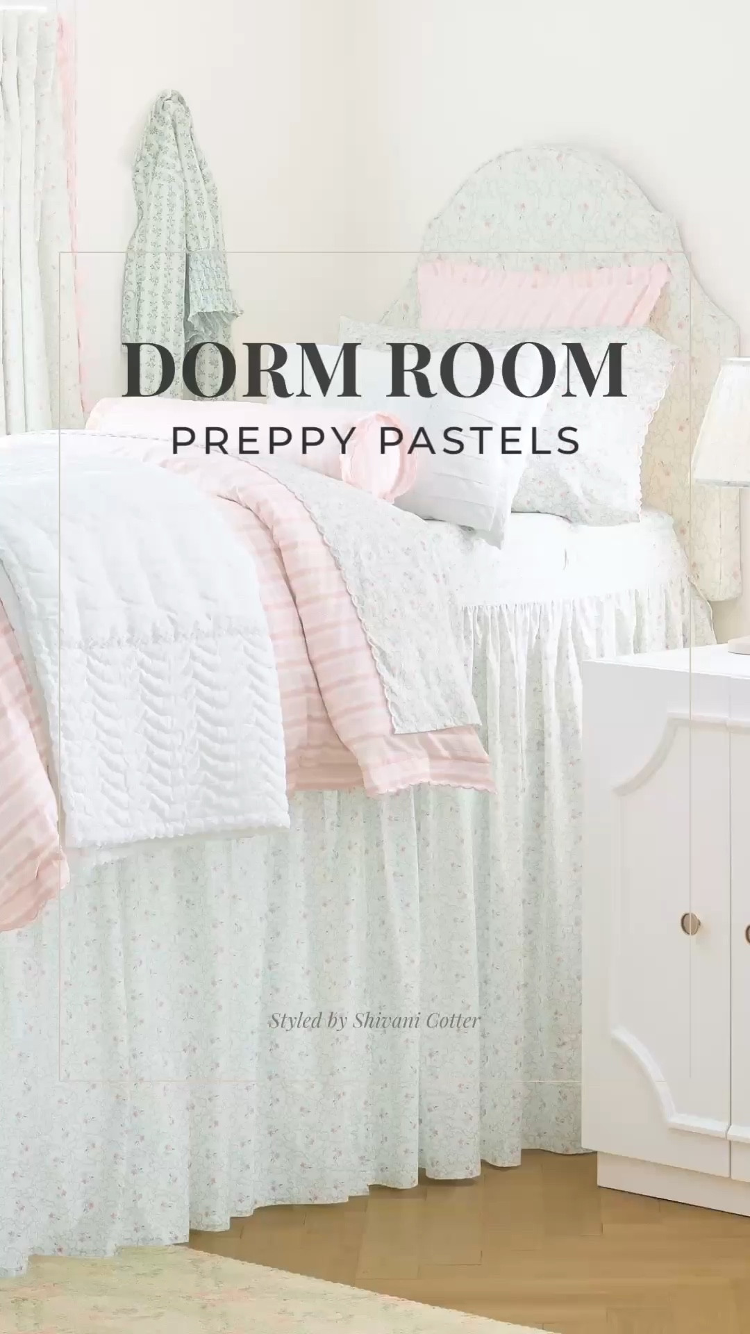 Preppy Pastel Dorm Room Must Haves

Fans of Southern style decor with that Charleston, South Carolina flair, you will love this soft, feminine dorm aesthetic! This preppy pastel setup is everything. Think layered bedding, pretty florals, space saving storage, and elevated essentials that make your dorm feel put together from day one.

dorm room decor | dorm room ideas | preppy dorm decor  | pastel dorm room | pink and green dorm | college dorm essentials | dorm must haves | dorm bedding ideas | feminine dorm room | aesthetic dorm room | dorm storage ideas | small space decor | freshman dorm setup | dorm inspo |cute dorm ideas 

 #LTKHome