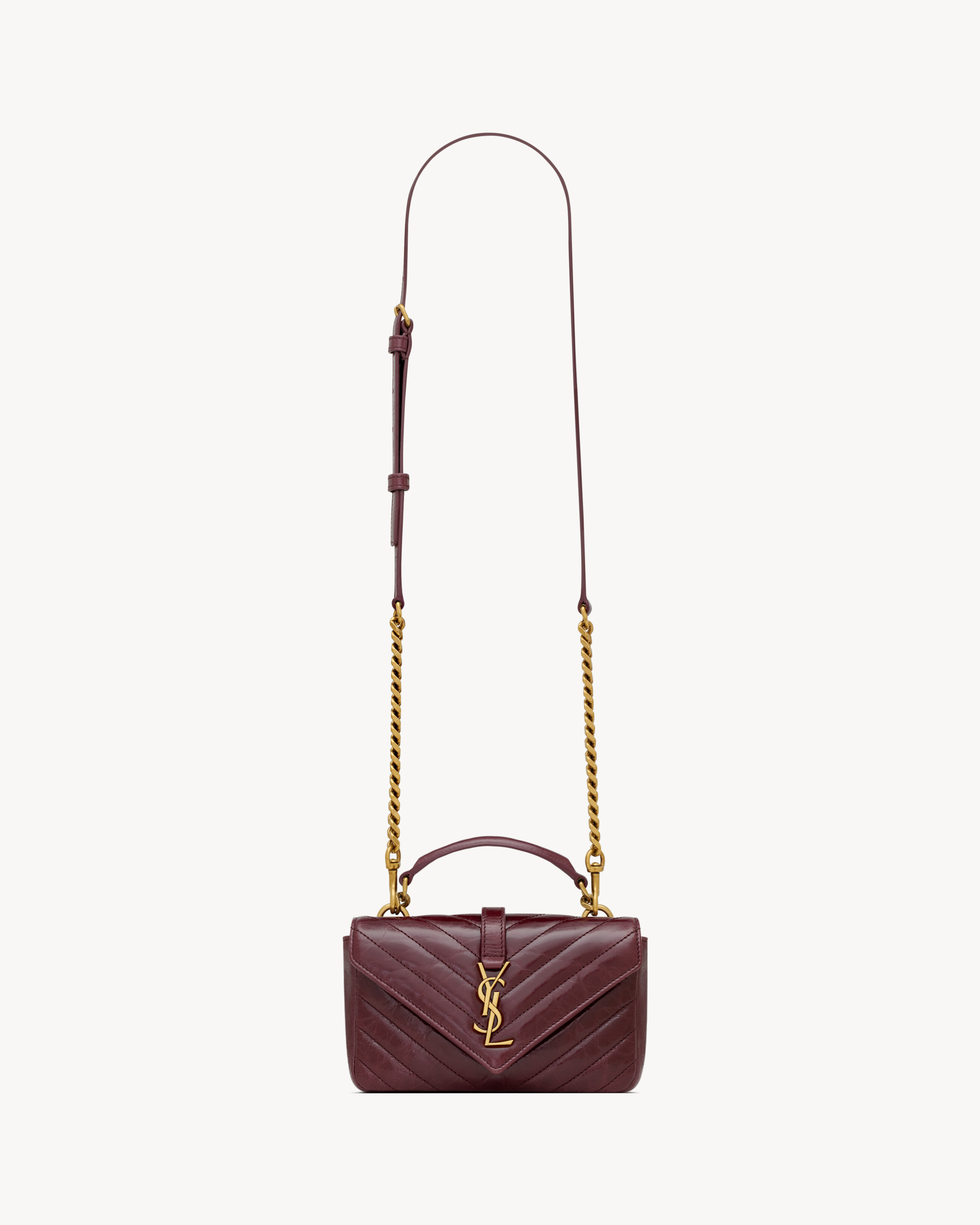 COLLEGE mini in shiny leather | Saint Laurent Inc. (Global)