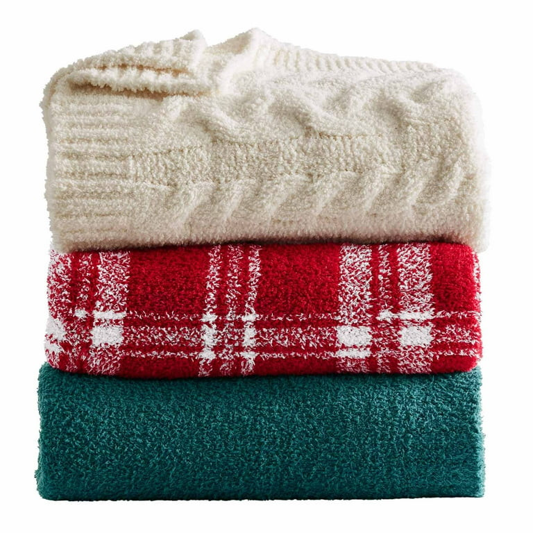 Better Homes and Gardens Green Cozy Knit Throw, 50" x 72" - Walmart.com | Walmart (US)